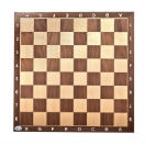 תמונת המוצר לוח שחמט ודמקה אגוז/מייפל עם אותיות ומספרים. גודל משבצת 50 מ